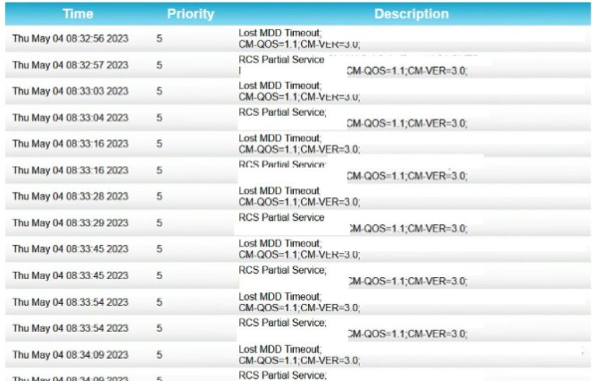 Lost MDD Timeout