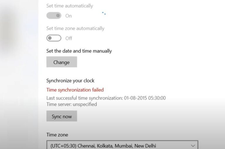 SYNC Timing Synchronization Failure Loss Of SYNC