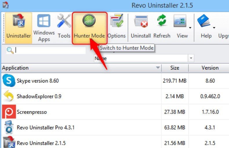 What Does Hunter Mode Do In Revo Uninstaller